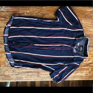 Striped Hollister button up